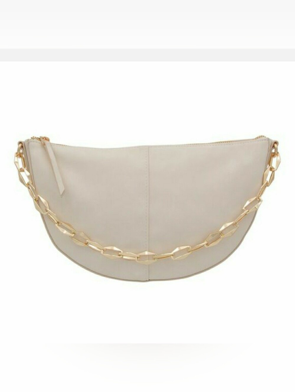 Universal Thread, Elegant Cream Chain-Handle Women's Shoulder Bag